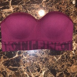 💝PINK XS STRAPLESS BRA💝